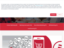 Tablet Screenshot of marketingblatt.com